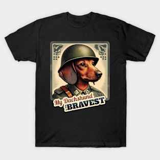 Soldier Dachshund T-Shirt